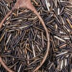 Wild rice cooked in an instant pot.