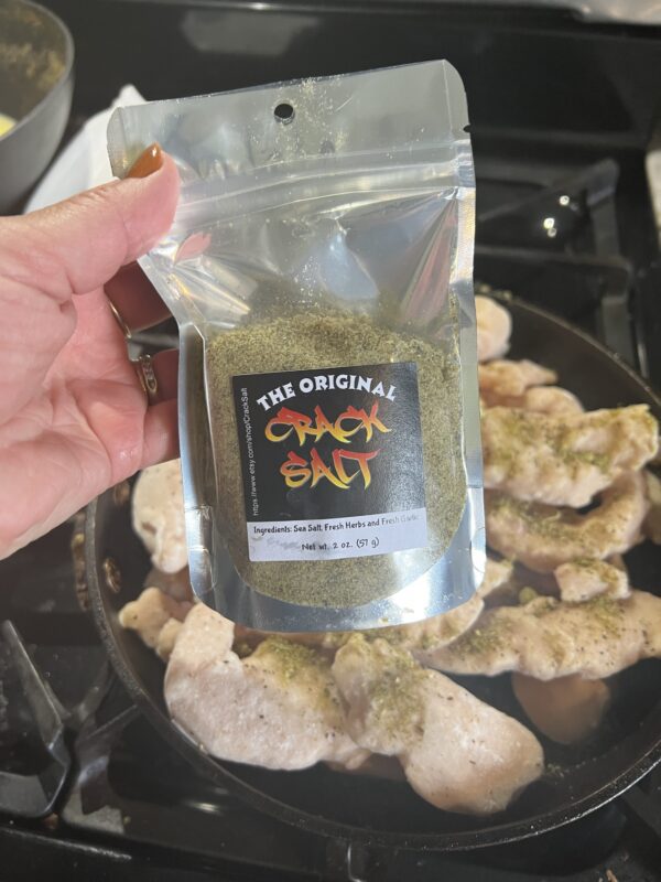 Jalapeño Cracksalt it’s spicy! Small bag, big flavor.