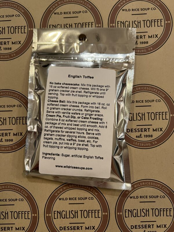 English Toffee Dessert Mix - Image 2