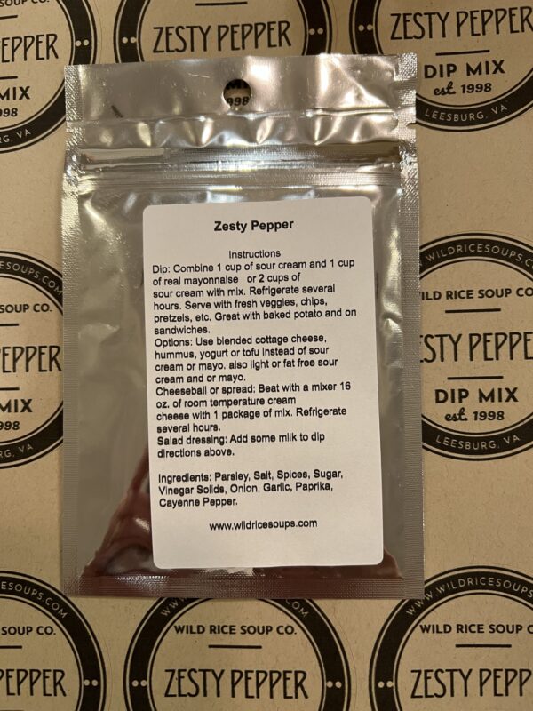 Zesty Pepper Dip Mix - Image 2